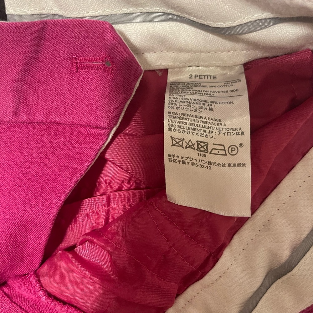Banana Republic Sloan Fit Women’s Pants- 2P- Fuchsia Red - Picture 7 of 14